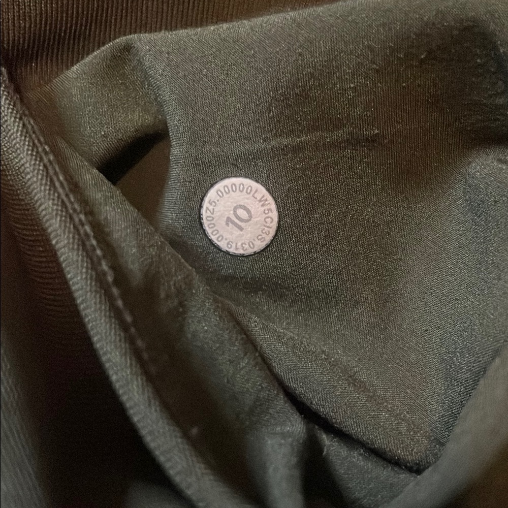 Lululemon Olive Green Pants Sz 10 - Picture 4 of 10